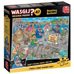 WASGIJ ORIGINAL NO 47 JAUNE CASSE-TÊTE 1000 PIÈCES - LE RADEAU À LA DÉRIVE #70-00511